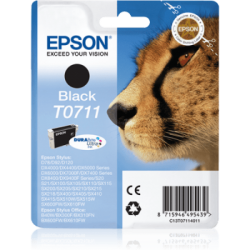 Epson T0711 Guépard - noire - originale - cartouche d'encre