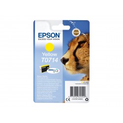 Epson T0714 Guépard - jaune - originale - cartouche d'encre