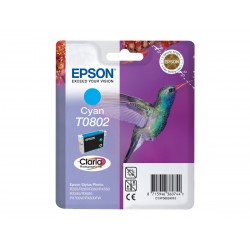 Epson T0802 Colibri - cyan - originale - cartouche d'encre