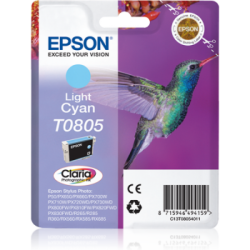 Epson T0805 Colibri - cyan clair - originale - cartouche d'encre