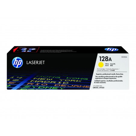 HP 128A - jaune - original - toner HP 128A - jaune - original - toner