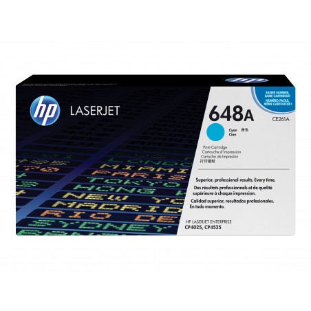 HP 648A - cyan - original - toner