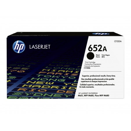 HP 652A - noire - original - toner