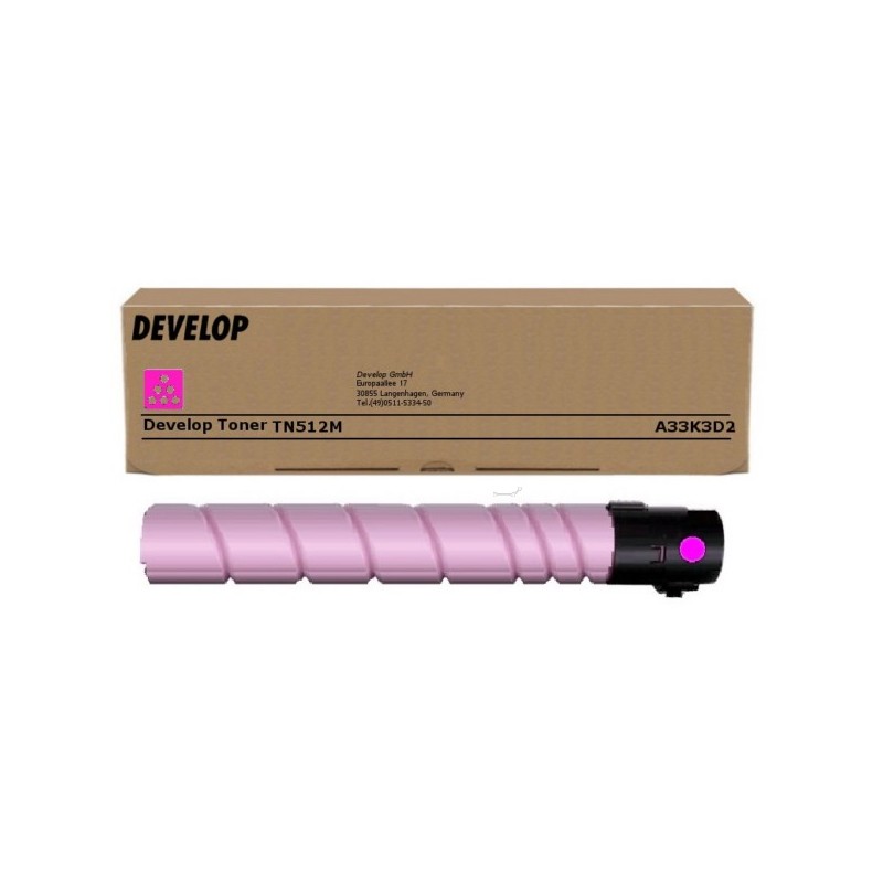Original Develop A33K3D2 / TN512M Toner magenta