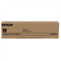 Original Develop A33K0D0 / TN322 Toner noir