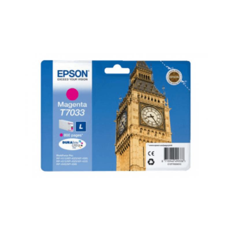 Epson T7033 Big Ben - magenta - originale - cartouche d'encre