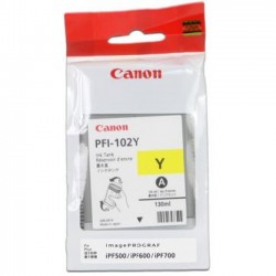 Canon PFI-102 - jaune - originale - cartouche d'encre