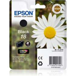 Epson T1801 Paquerette - noire - originale - cartouche d'encre