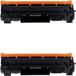 Toner équivalent à HP 44A Pack de 2 Noir