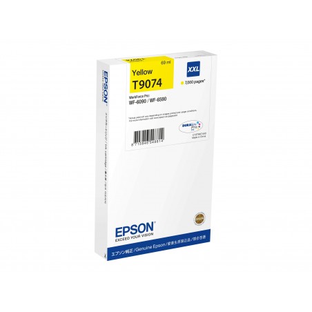 Epson T9074 - à rendement élevé - jaune - originale - cartouche d'encre Epson T9074 - à rendement élevé - jaune - originale - cartouche d'encre