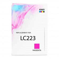 Cartouche d'encre équivalent à Brother LC223M Capacité standard Magenta