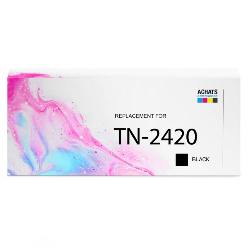 Toner compatible Brother TN2420 pour Brother MFC L2710DN, L2710DW, L2713DW  (avec puce)-3000 page -T3AZUR - Cartouche d'encre - Achat & prix