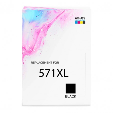 Cartouches d'encre Canon PGI 570 XL et CLI 571 XL - Pack de 5 - Noir,  Jaune, Cyan, Magenta - Haute Qualité