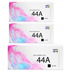 Toner équivalent à HP 44A Pack de 3 Noir