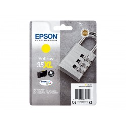 Epson T35XL Cadenas - à rendement élevé - jaune - originale - cartouche d'encre