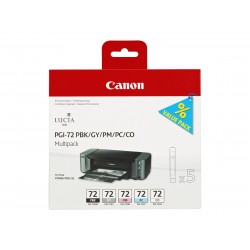 Canon PGI-72 - Pack de 5 - noire photo, gris, cyan photo, magenta photo, optimiseur de couleurs - original - cartouche d'encre