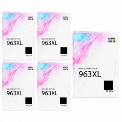 Pack de 5 HP 963XL cartouches d'encre compatibles