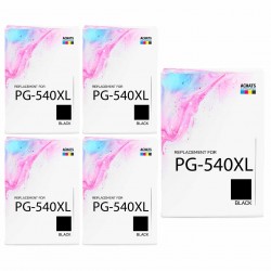 Pack de 5 Canon PG-540XL CL-541XL cartouches d'encre compatibles