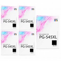 Pack de 5 Canon PG-545XL cartouches d'encre compatibles