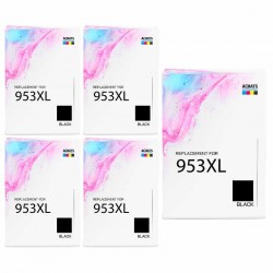 Pack de 5 HP 953XL cartouches d'encre compatibles