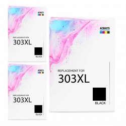 Pack de 3 HP 303XL cartouches d'encre compatibles