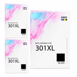 Pack de 3 HP 301XL cartouches d'encre compatibles