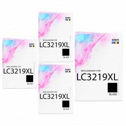 Pack de 4 Brother LC3219XL cartouches d'encre compatibles