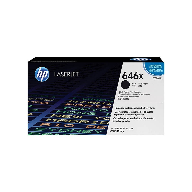 CE264X HP 646X CLJ cartridge black