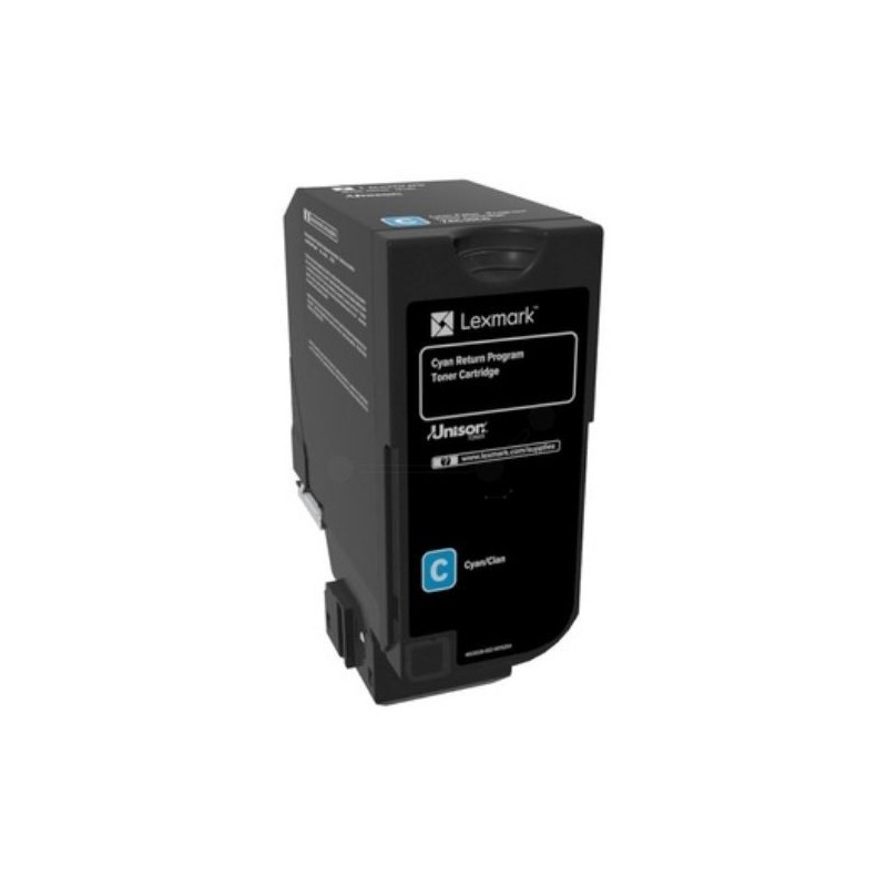  Lexmark  74C20CE Cartouche de toner originale Cyan