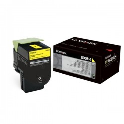  Lexmark 800H4 80C0H40 Cartouche de toner originale Jaune