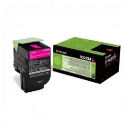  Lexmark 802XC 80C2XC0 Cartouche de toner originale Cyan