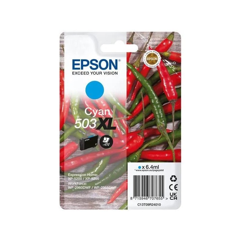  Epson 503XL C13T09R24010 cartouche Cyan