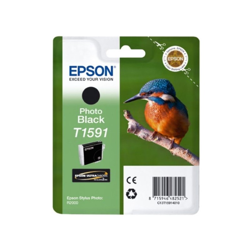  Epson T1591 C13T15914010 cartouche Noir photo