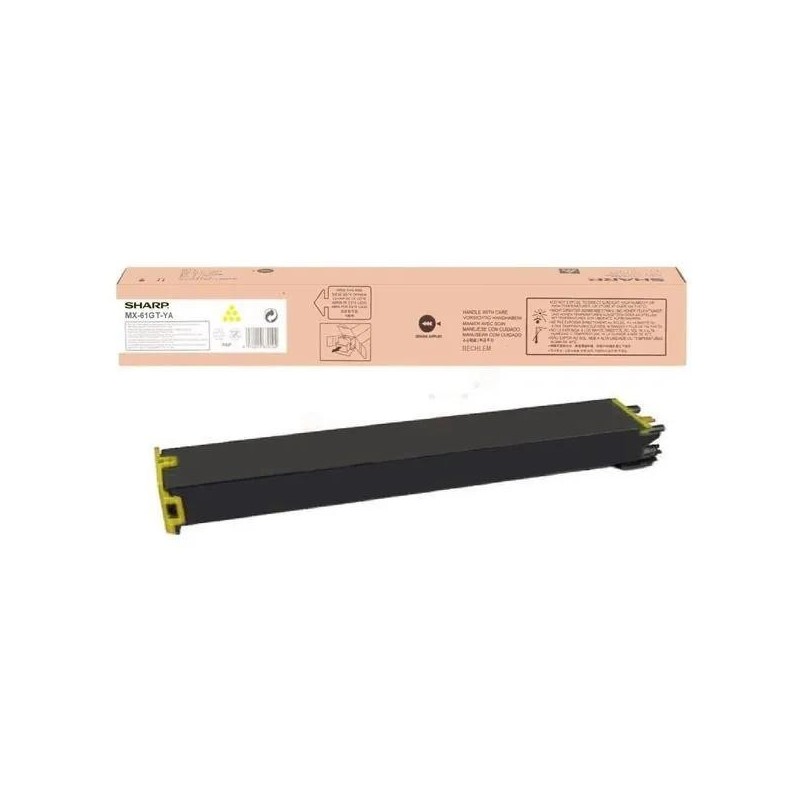  Sharp MX61GTYA Cartouche de toner originale Jaune