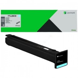  Lexmark  77L20C0 Cartouche de toner originale Cyan