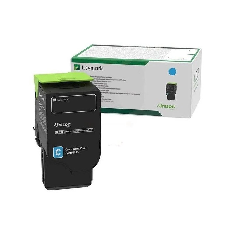 Lexmark  78C2UC0 Cartouche de toner originale Cyan