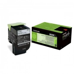  Lexmark 802KE 80C20KE Cartouche de toner originale Noir