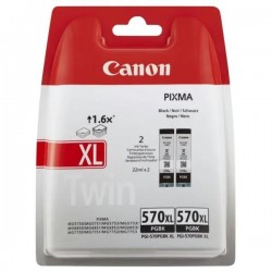  Canon PGI570XL 0318C010 Pack de 2 cartouches originales Noires
