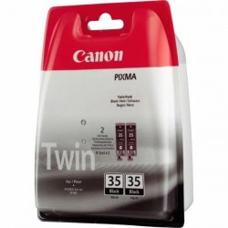  Canon PGI35BK 1509B029 Pack de 2 cartouches originales Noires