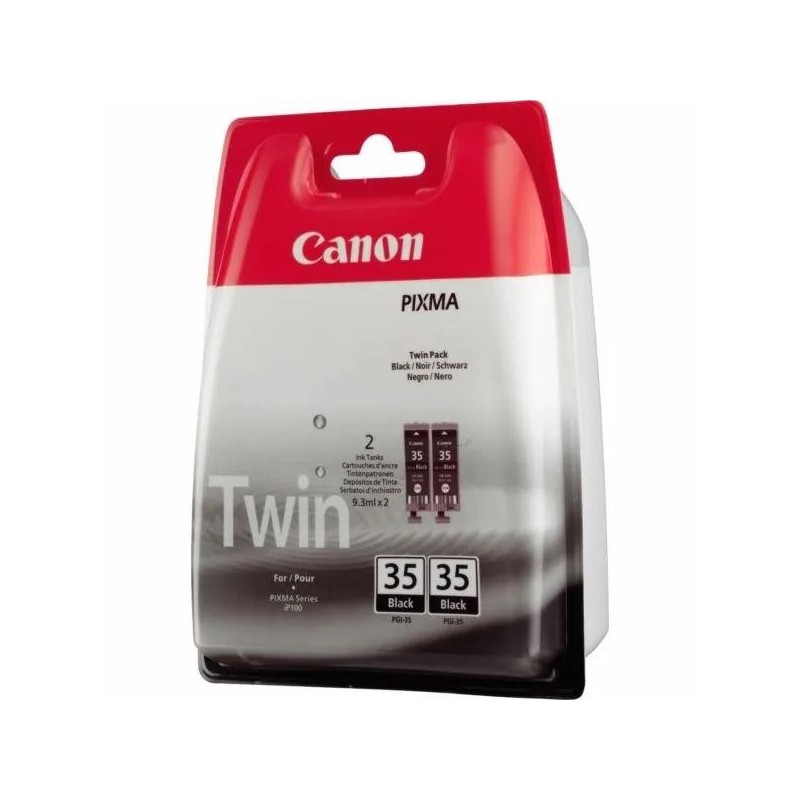  Canon PGI35BK 1509B029 Pack de 2 cartouches originales Noires