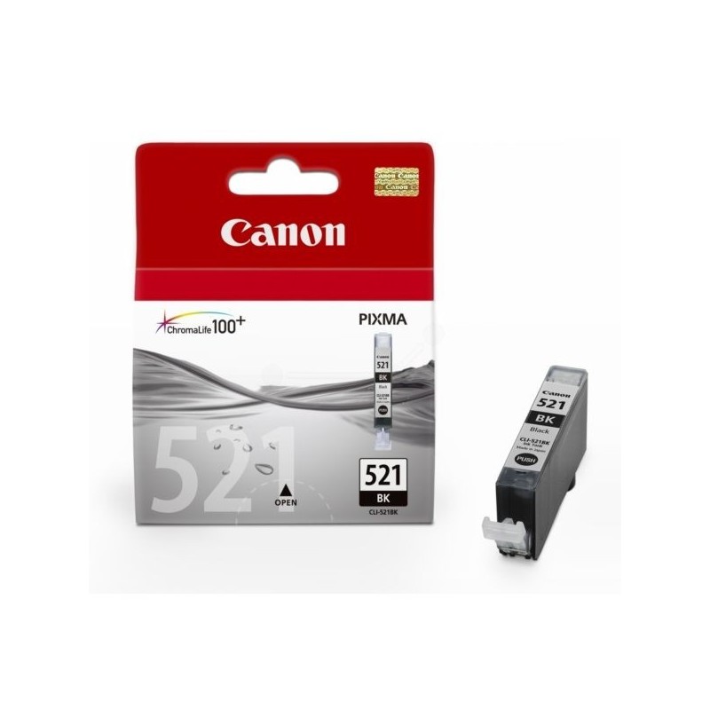  Canon CLI521BBLI 2933B008 cartouche originale Noir