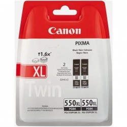  Canon PGI550XLPGBK 6431B010 Pack de 2 cartouches originales Noires