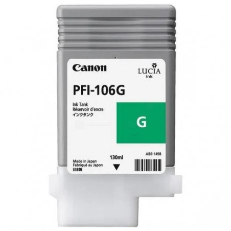  Canon PFI106G 6628B001 cartouche originale Vert