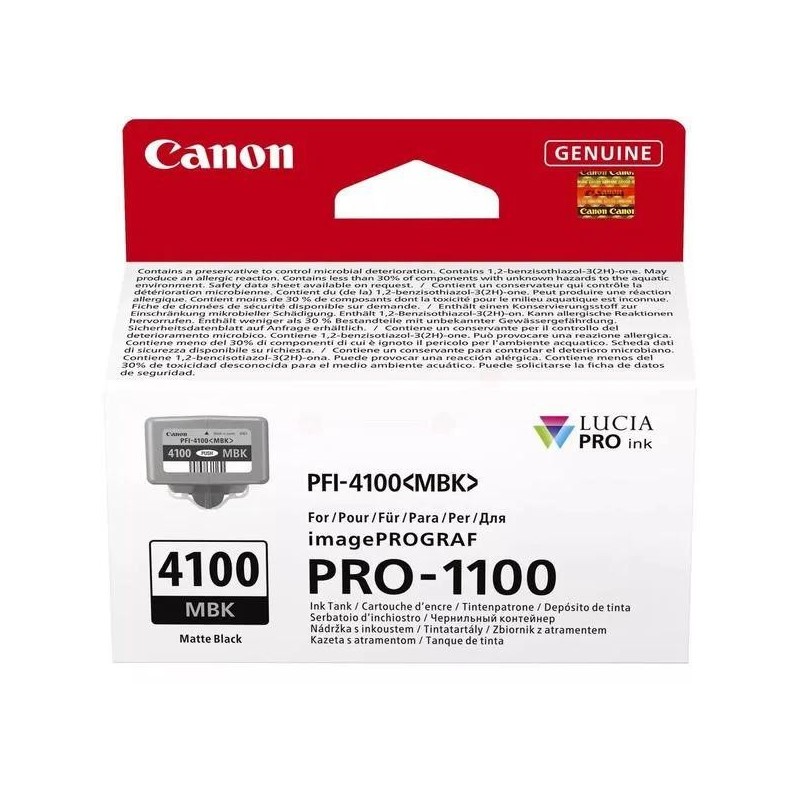  Canon PFI 4100MBK 6776C001 cartouche Noir mat