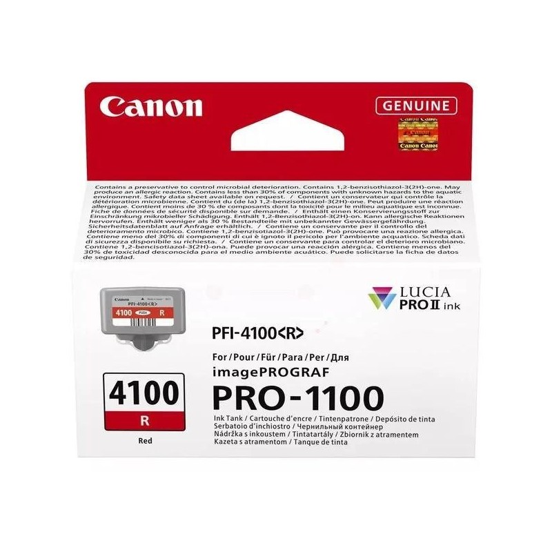  Canon PFI 4100R 6785C001 cartouche Rouge