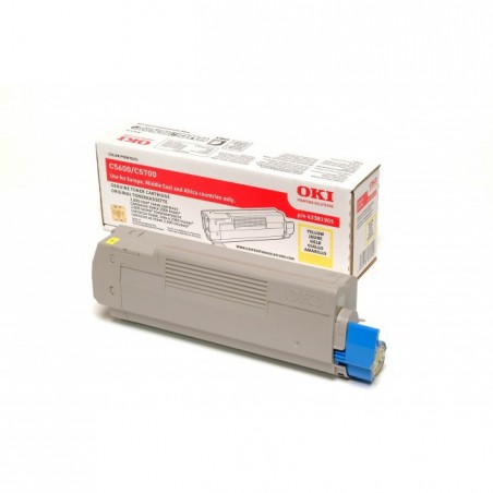 OKI 43381905 - jaune - original - toner OKI 43381905 - jaune - original - toner