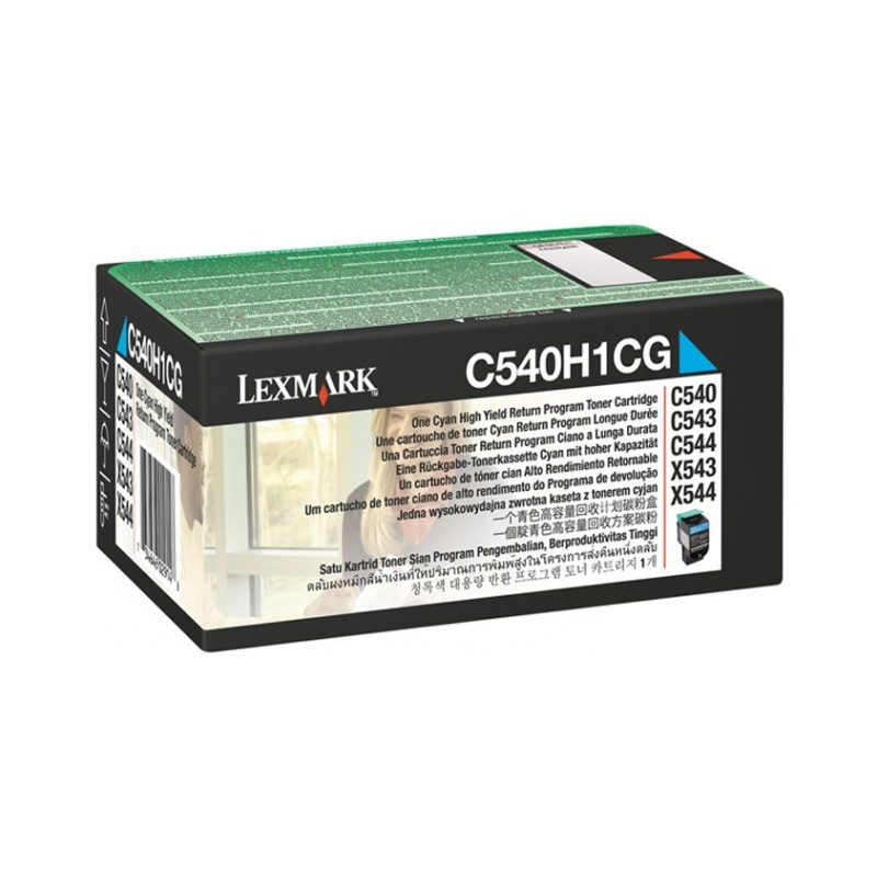 Lexmark C540H1CG - à rendement élevé - cyan - original - toner