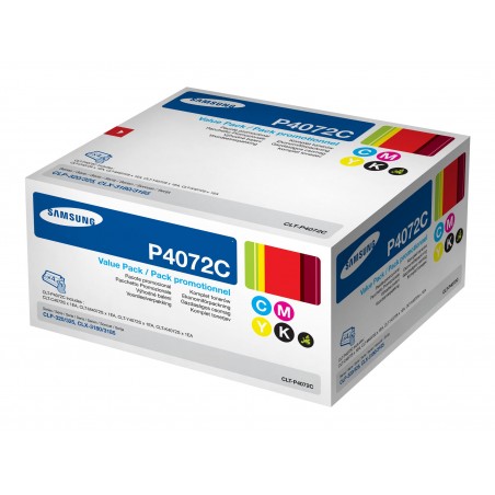 Samsung CLT-P4072C - Pack de 4 - noire, cyan, magenta, jaune - original - toner Samsung CLT-P4072C - Pack de 4 - noire, cyan, magenta, jaune - original - toner