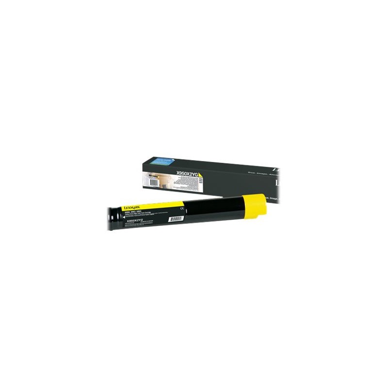 Lexmark X950DE/X952DE - jaune - original - toner