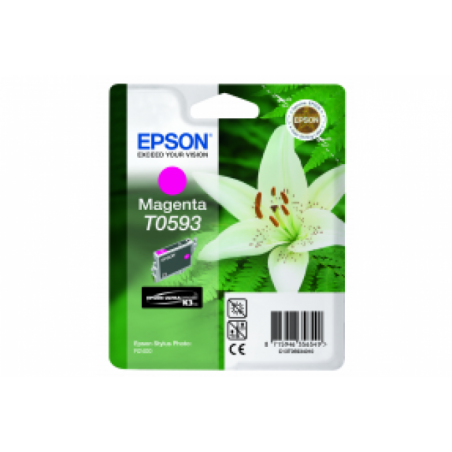 Epson T0593 Orchidée - magenta - originale - cartouche d'encre Epson T0593 Orchidée - magenta - originale - cartouche d'encre